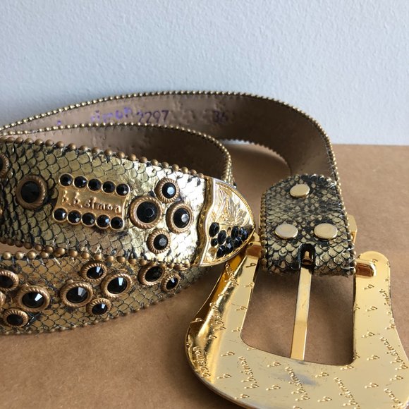 B.B.Simon Men's Belt w/Original Purple Box and Stylish Black Bag -Special Offer - Picture 3 of 14